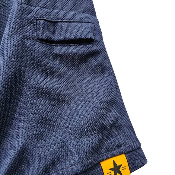 SWISSWELL Sports Moisture Wicking Blue Polo Golf Shirt - Picture 7 of 8